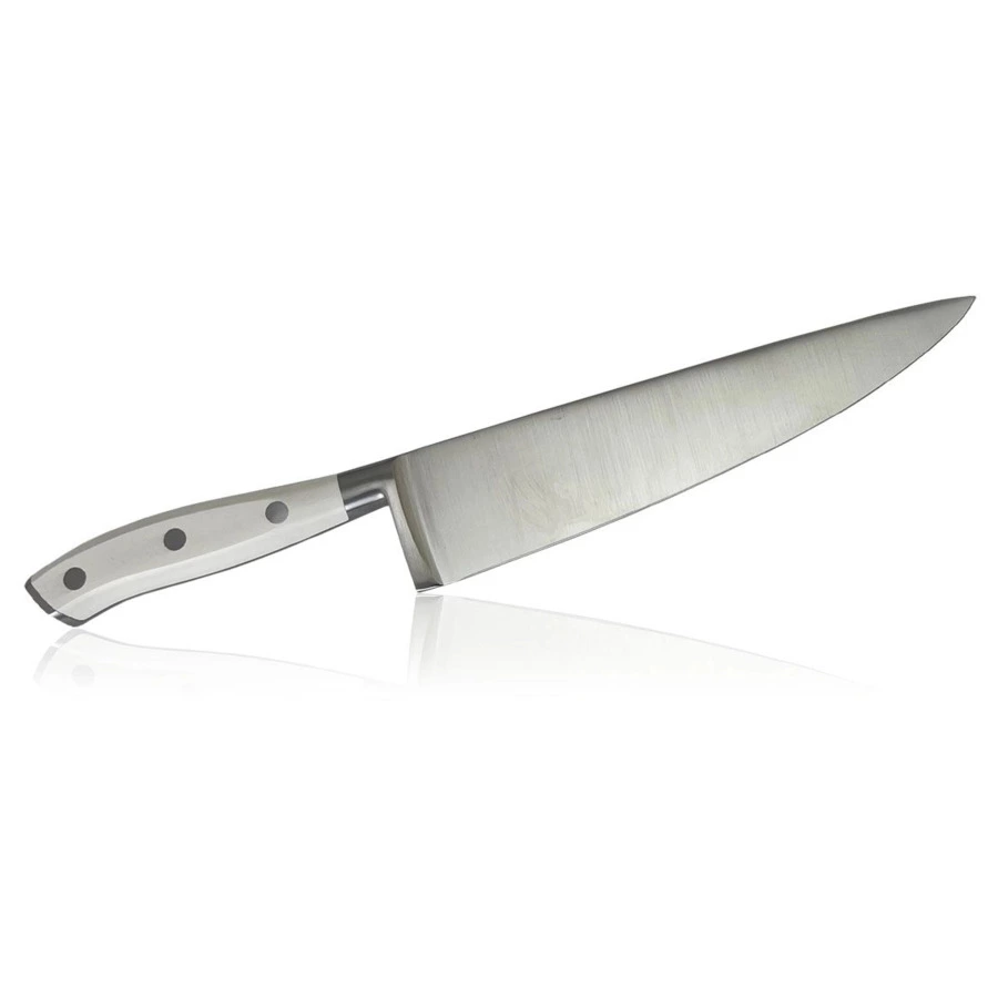 Нож поварской Шеф Hatamoto Twin 20 см, сталь AUS-8, рукоять PVC, заточка #8000