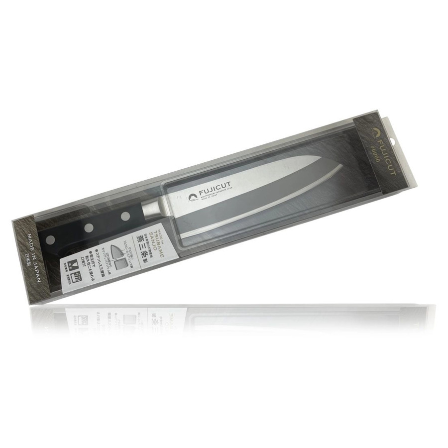 Нож японский шеф Сантоку Fuji Cutlery FUJI CUT 16,5 см, сталь Мо-V, 3 слоя, рукоять PP