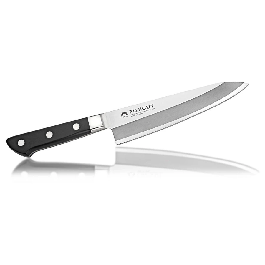 Нож поварской Шеф Fuji Cutlery FUJI CUT 18 см, сталь Мо-V, 3 слоя, рукоять PP, заточка #6000
