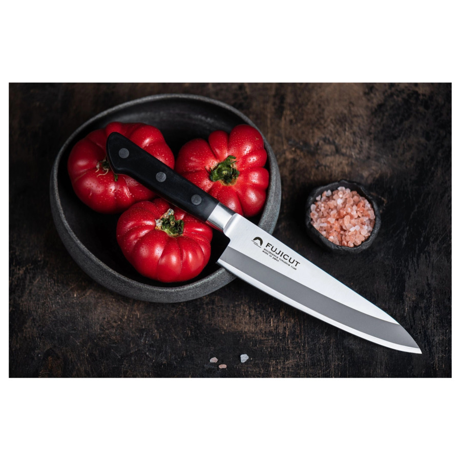 Нож поварской Fuji Cutlery FUJI CUT 18 см, сталь Мо-V, 3 слоя, рукоять PP, заточка #6000