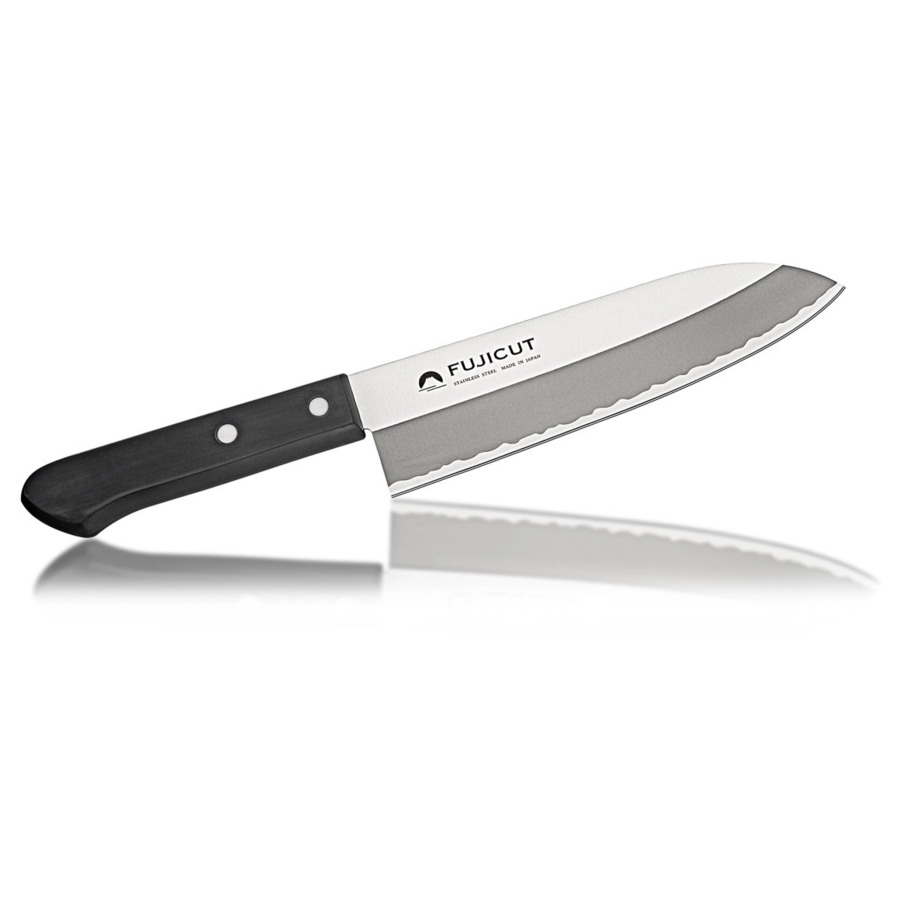 Нож японский шеф Сантоку Fuji Cutlery FUJI CUT 16,5 см, сталь Мо-V, рукоять PP, заточка #2000