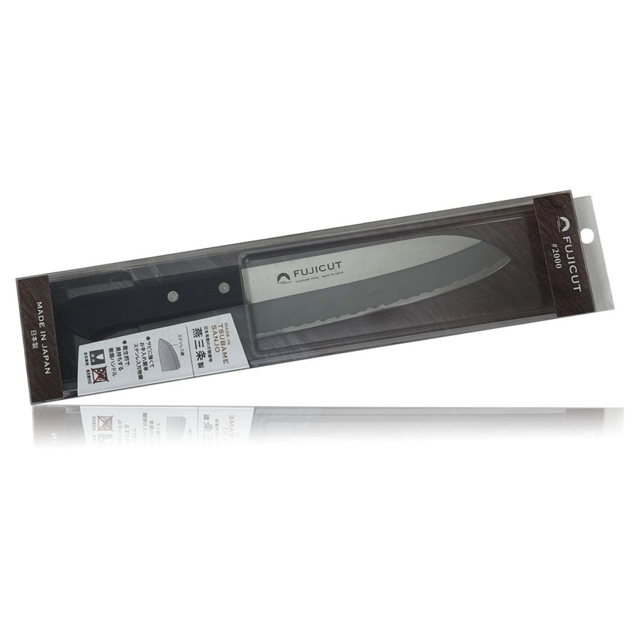 Нож японский шеф Сантоку Fuji Cutlery FUJI CUT 16,5 см, сталь Мо-V, рукоять PP, заточка #2000