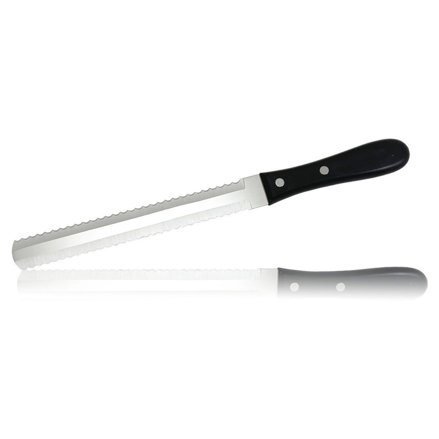 Нож разделочный Fuji Cutlery Special series 19 см, сталь Мо-V, термопластик, заточка серрейтор