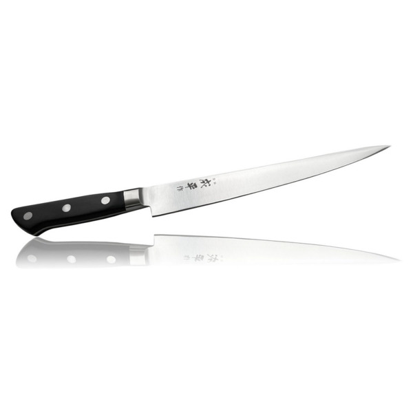 Нож для тонкой нарезки Fuji Cutlery REIGETSU 24 см, сталь Mo-V, рукоять ABS, заточка #8000