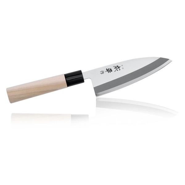 Нож кухонный мини Деба Fuji Cutlery REIGETSU 13,5 см, нерж.сталь, рукоять магнолия, заточка #5000