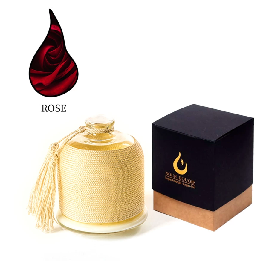 Свеча ароматическая Nour Bougie LE DOME SABRA Rose 770 г