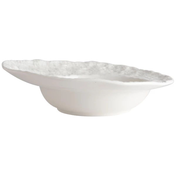 Тарелка для пасты HOME CHEF Era 30 см, фарфор твердый, белая