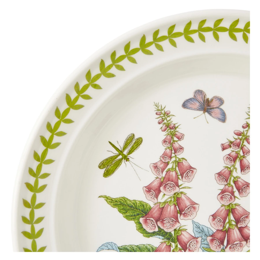 Тарелка обеденная Portmeirion Ботанический сад. Летний луг Наперстянка 25,5 см, фаянс