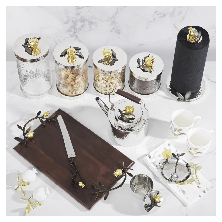 Банка для сыпучих продуктов Michael Aram Гранат 28 см, стекло