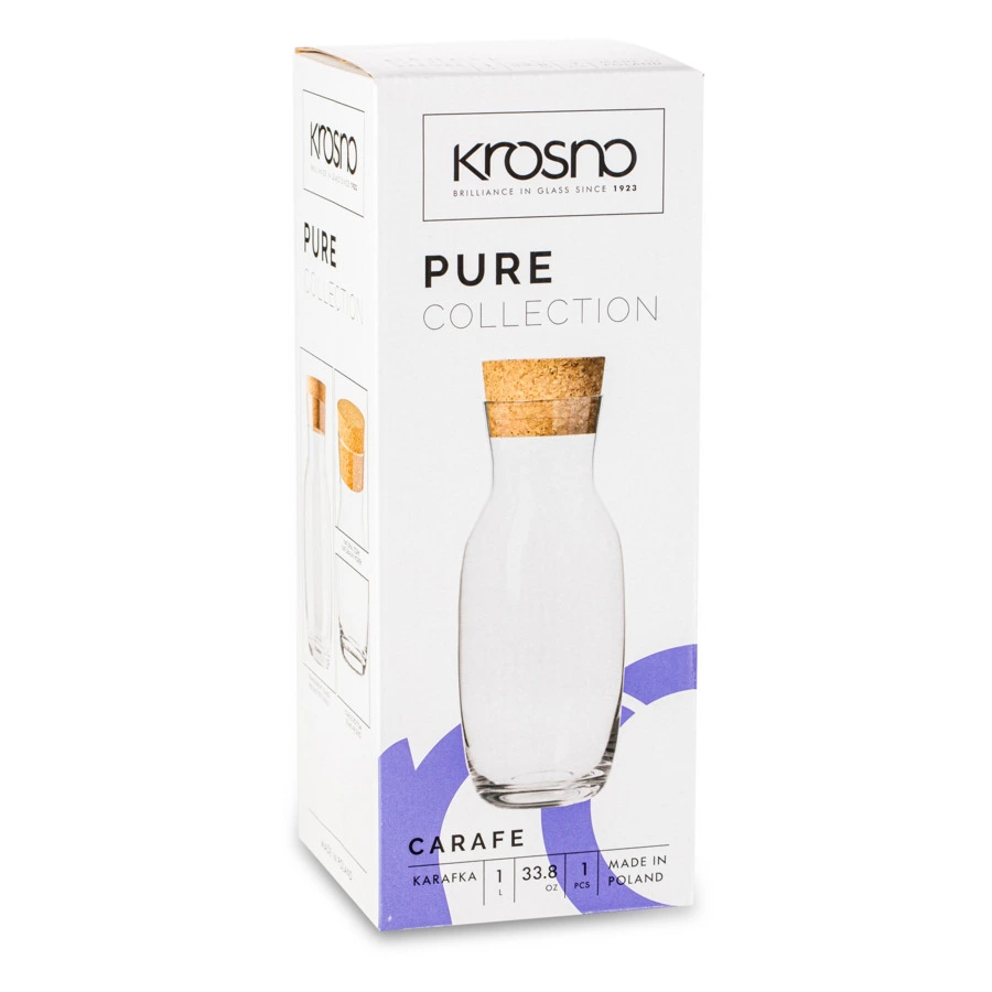 Графин Krosno Чистота 1 л, стекло