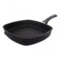 Сковорода гриль с фиксированной ручкой квадратная AMT Frying Pans Fix 28х28 см, алюминий-Sale
