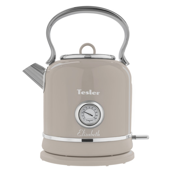 Чайник электрический TESLER Elizabeth KT-1745 SAND GREY 1,7 л, 2000 Вт