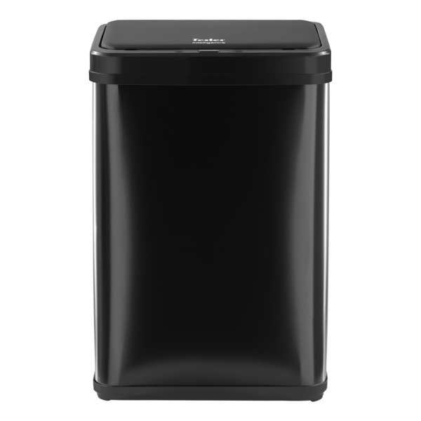 Ведро сенсорное для мусора TESLER STB-40F BLACK 40 л, 35,5х26х54 см, сталь нержавеющая, черное