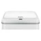 Ведро для мусора сенсорное TESLER STB-40F WHITE 40 л, 35,5х26х54 см, сталь нержавеющая, белое