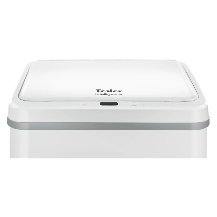 Ведро для мусора сенсорное TESLER STB-60F WHITE 60 л, 35,5х26х78 см, сталь нержавеющая, белое