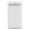 Ведро для мусора сенсорное TESLER STB-60F WHITE 60 л, 35,5х26х78 см, сталь нержавеющая, белое