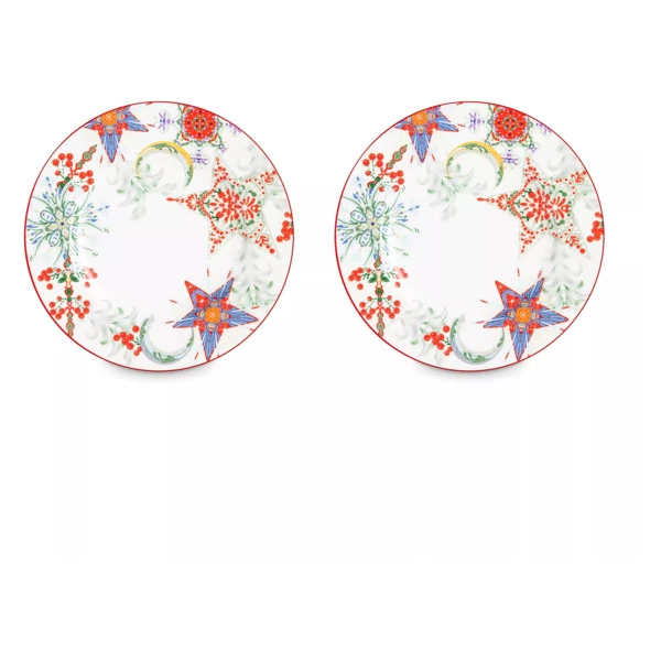 Набор тарелок десертных Mix&Match Home Счастливая Звезда 20,5 см, 2 шт, фарфор