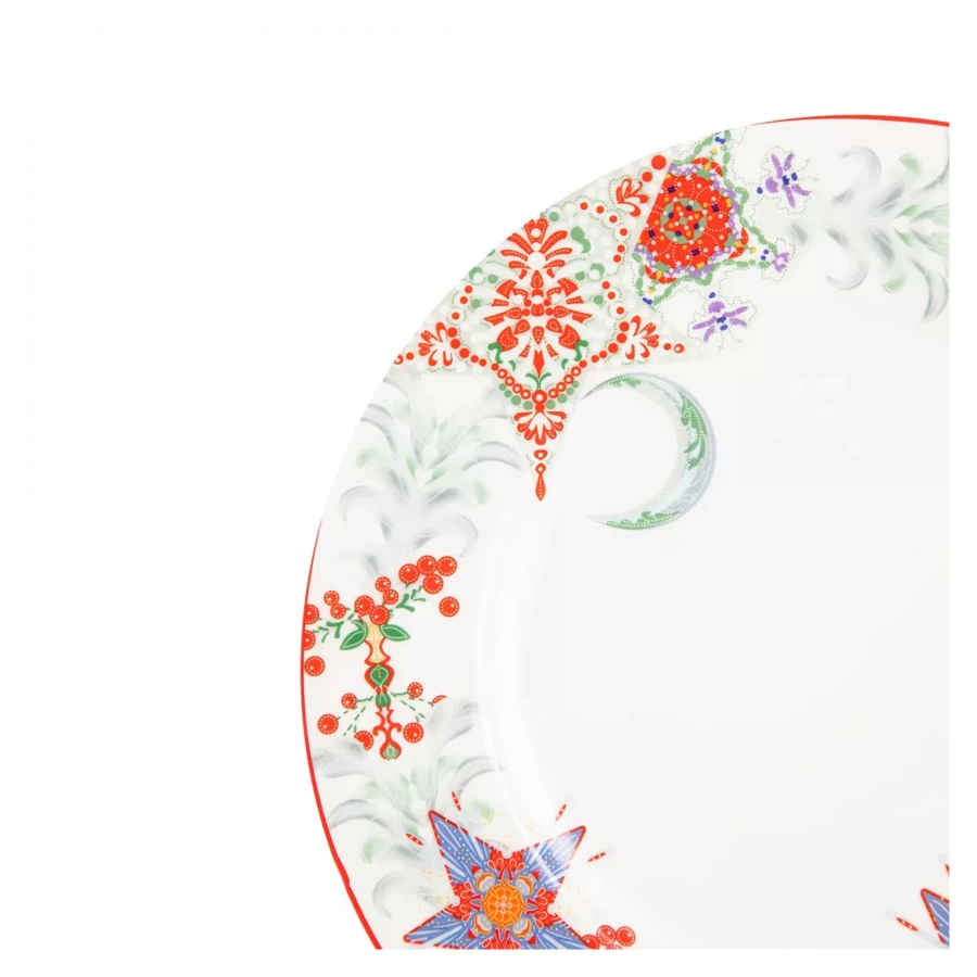 Набор тарелок обеденных Mix&Match Home Счастливая Звезда 27 см, 4 шт, фарфор