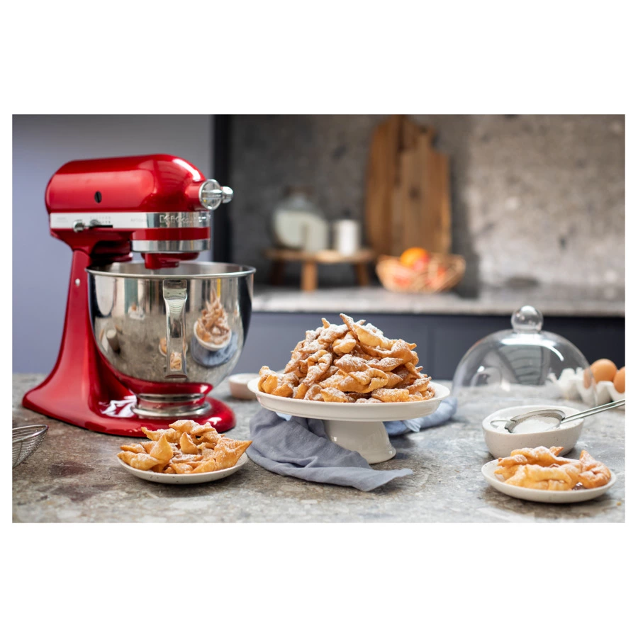 Миксер планетарный KitchenAid Artisan 4,8 л, 3 насадки, экран, чаша 3 л, 5KSM185PSECA, карам.яблоко