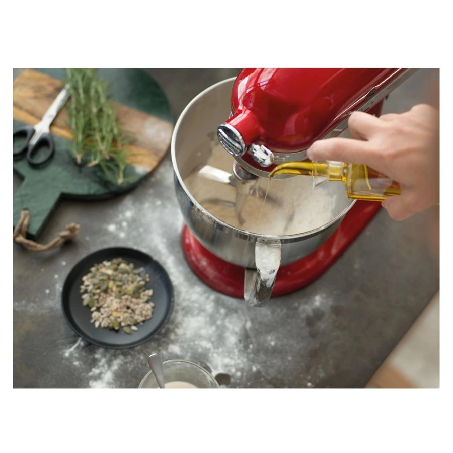 Миксер планетарный KitchenAid Artisan 4,8 л, 3 насадки, экран, чаша 3 л, 5KSM185PSECA, карам.яблоко