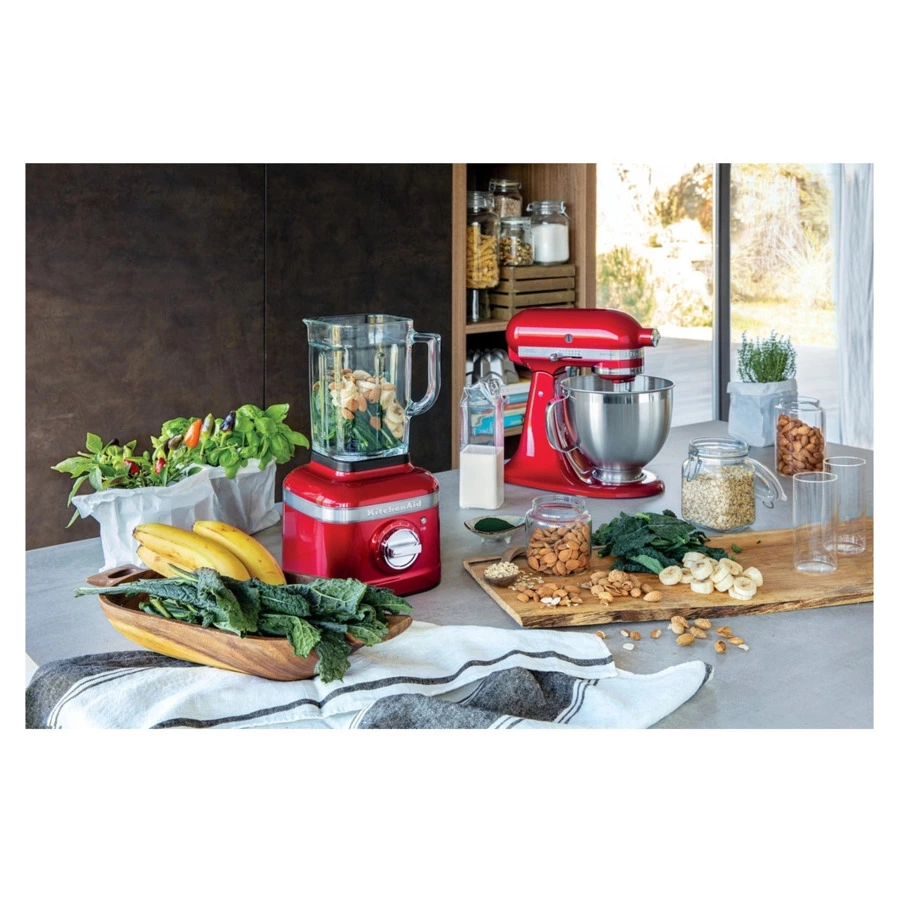 Миксер планетарный KitchenAid Artisan 4,8 л, 3 насадки, экран, чаша 3 л, 5KSM185PSECA, карам.яблоко
