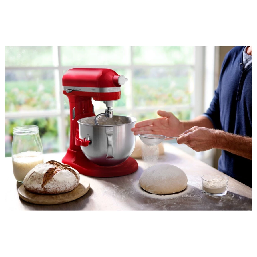 Миксер планетарный KitchenAid Artisan, подъемная чаша 6,6 л, 4 насадки, 5KSM70SHXECA, карамельное яб