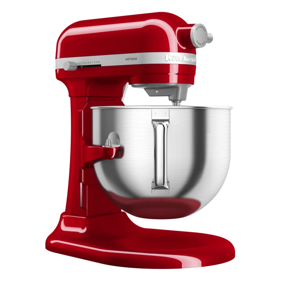 Миксер планетарный KitchenAid Artisan, подъемная чаша 6,6 л, 4 насадки, 5KSM70SHXEER, красный