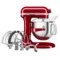Миксер планетарный KitchenAid Artisan, подъемная чаша 6,6 л, 4 насадки, 5KSM70SHXEER, красный