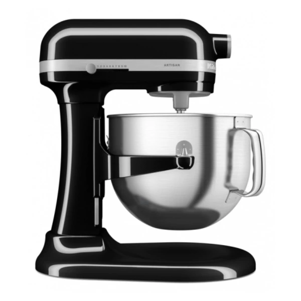 Миксер планетарный KitchenAid Artisan, подъемная чаша 6,6 л, 4 насадки, 5KSM70SHXEOB, черный