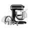 Миксер планетарный KitchenAid Artisan, подъемная чаша 6,6 л, 4 насадки, 5KSM70SHXEOB, черный
