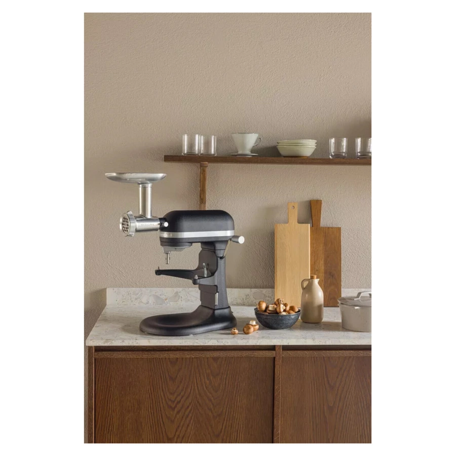 Миксер планетарный KitchenAid Artisan, подъемная чаша 6,6 л, 4 насадки, 5KSM70SHXEBK, цвет чугун