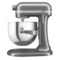 Миксер планетарный KitchenAid Artisan, подъемная чаша 6,6 л, 4 насадки, 5KSM70SHXEMS, серебряный мед