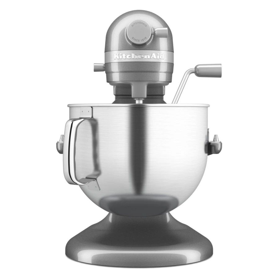 Миксер планетарный KitchenAid Artisan, подъемная чаша 6,6 л, 4 насадки, 5KSM70SHXEMS, серебряный мед