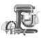 Миксер планетарный KitchenAid Artisan, подъемная чаша 6,6 л, 4 насадки, 5KSM70SHXEMS, серебряный мед