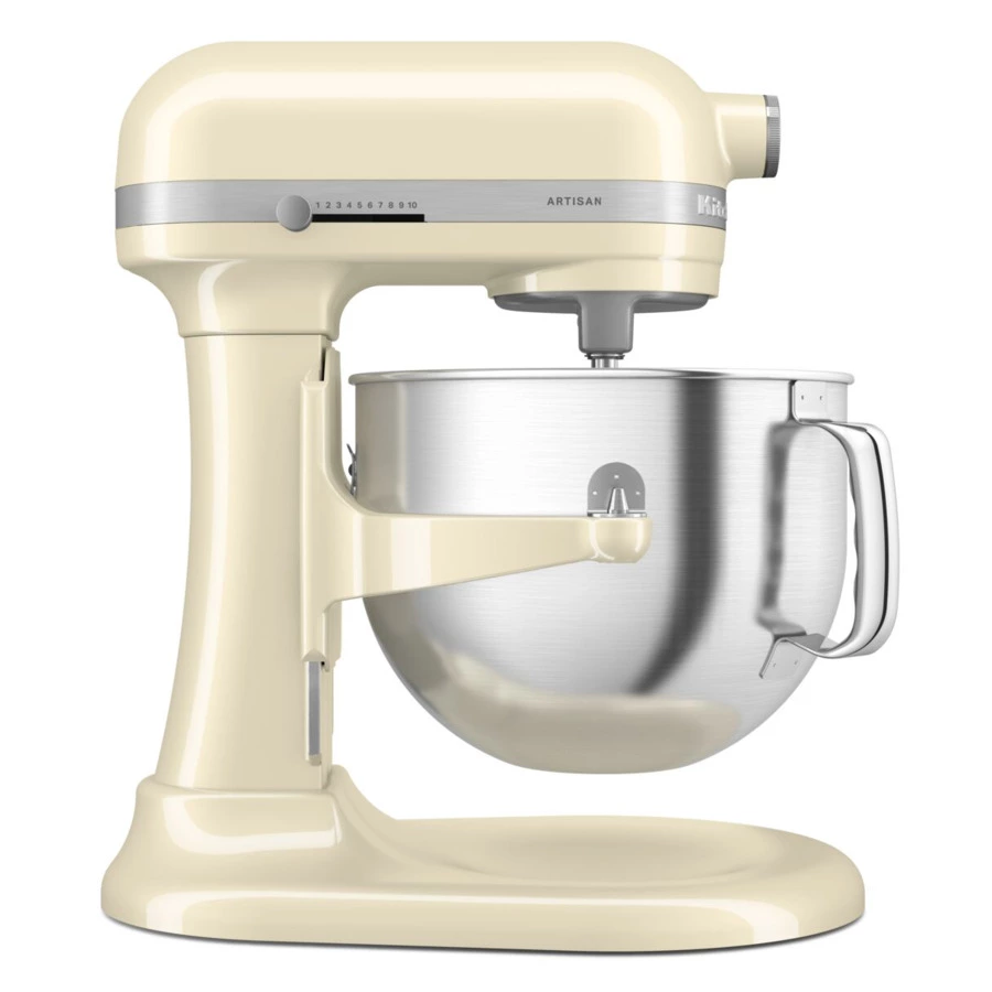 Миксер планетарный KitchenAid Artisan, подъемная чаша 6,6 л, 4 насадки, 5KSM70SHXEAC, кремовый