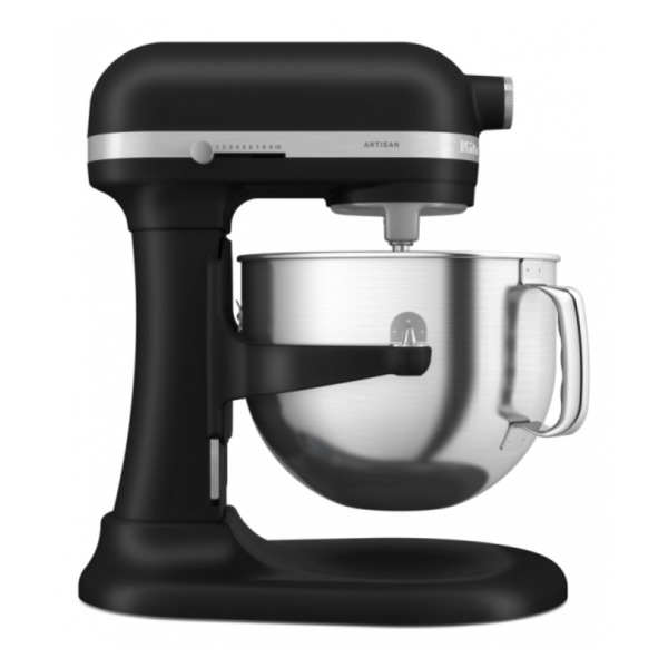 Миксер планетарный KitchenAid Artisan, подъемная чаша 6,8 л, черный матовый, 5KSM70SHXEBM