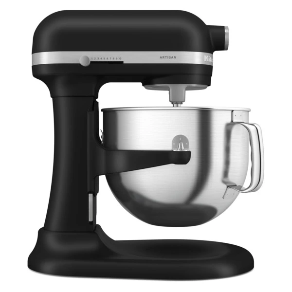 Миксер планетарный KitchenAid Artisan, подъемная чаша 6,6 л, 4 насадки, 5KSM70SHXEBM, черный матовый