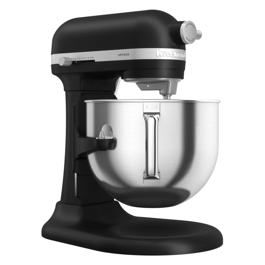 Миксер планетарный KitchenAid Artisan, подъемная чаша 6,6 л, 4 насадки, 5KSM70SHXEBM, черный матовый