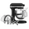 Миксер планетарный KitchenAid Artisan, подъемная чаша 6,6 л, 4 насадки, 5KSM70SHXEBM, черный матовый