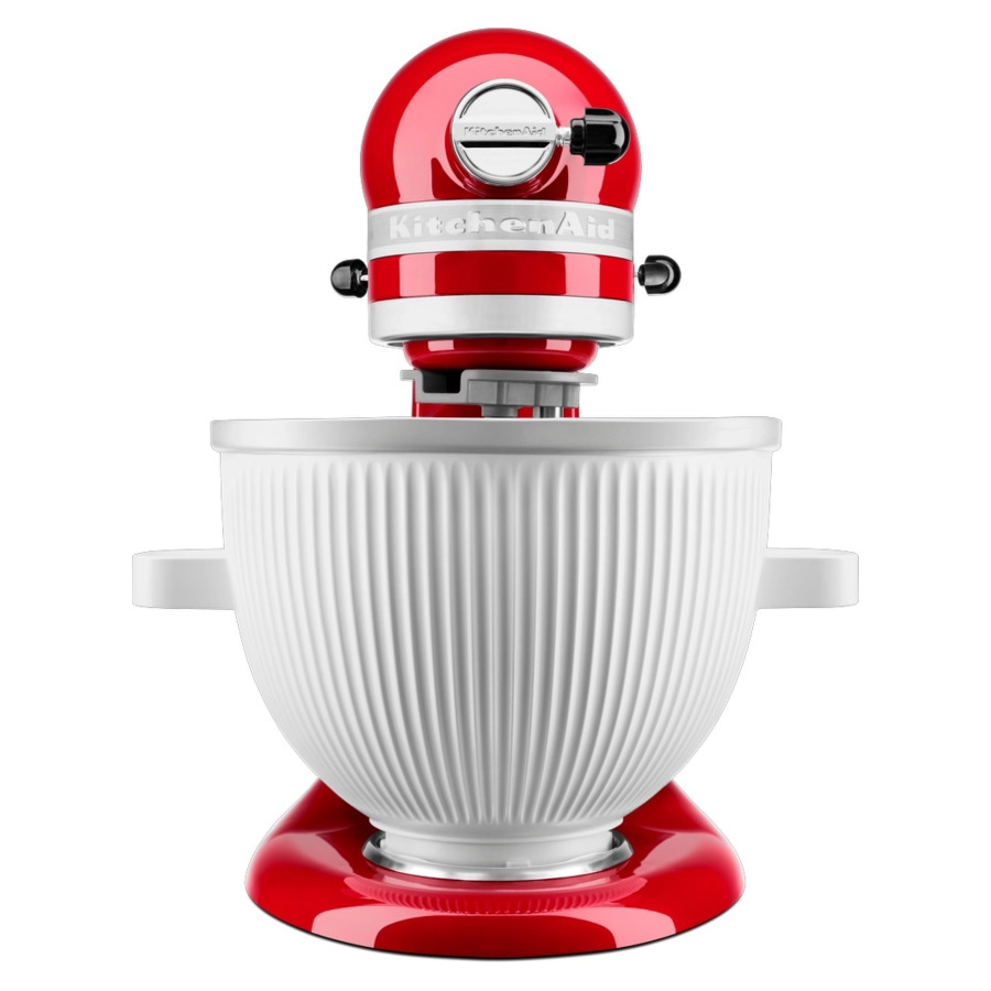 Мороженица-насадка KitchenAid 1,9 л, для миксеров с чашей 4,8 - 6,9 л, белая