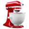 Мороженица-насадка KitchenAid 1,9 л, для миксеров с чашей 4,8 - 6,9 л, белая