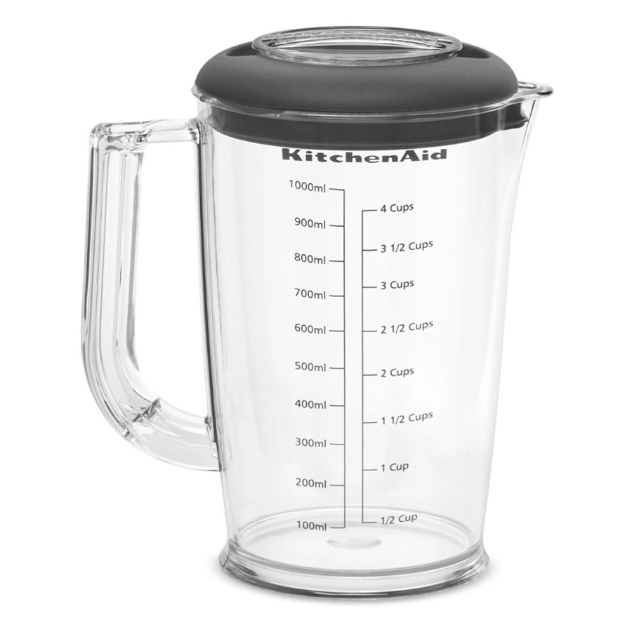 Блендер погружной с аксессуарами KitchenAid, черный матовый, 5KHBV83EBM