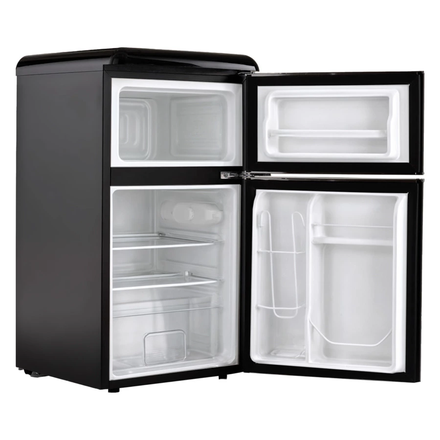 Холодильник двухкамерный TESLER RT-97 BLACK 90 л, 48,6х52х88,9 см, класс А+, черный