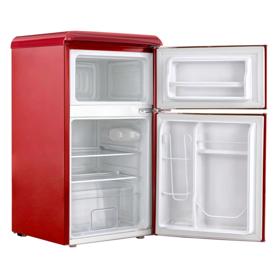 Холодильник двухкамерный TESLER RT-97 RED 90 л, 48,6х52х88,9 см, класс А+, красный