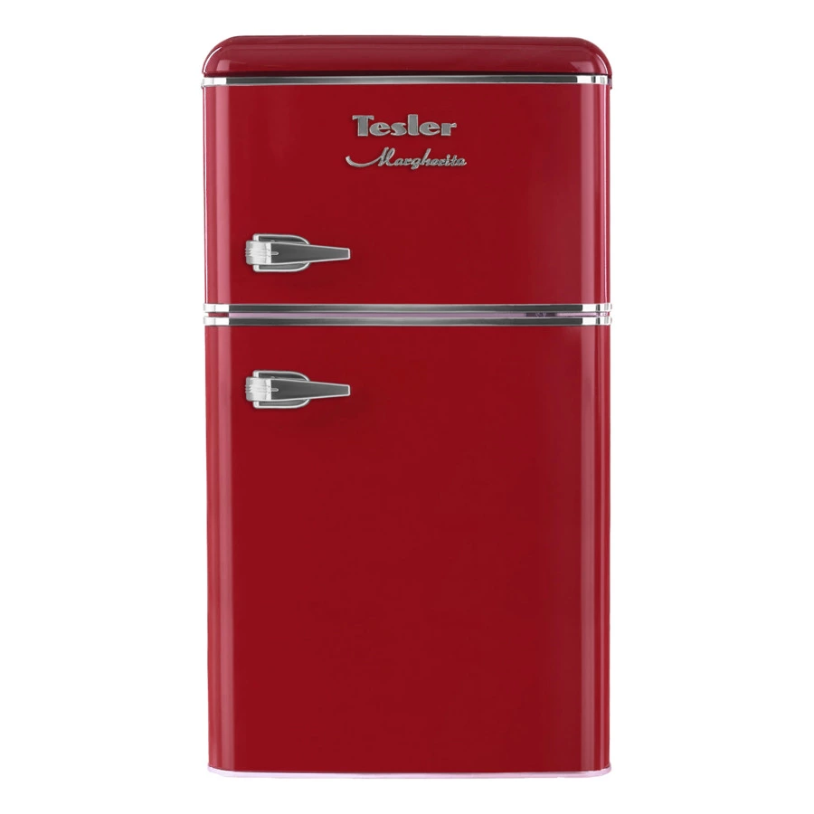 Холодильник двухкамерный TESLER RT-97 RED 90 л, 48,6х52х88,9 см, класс А+, красный