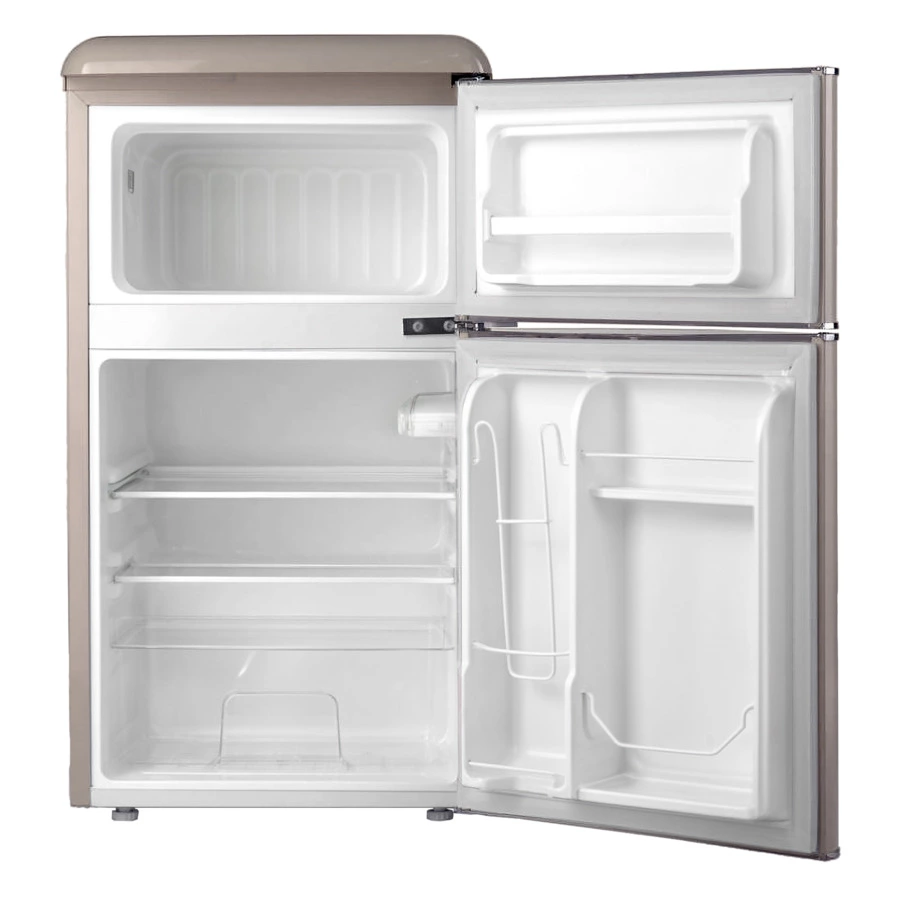 Холодильник двухкамерный TESLER RT-97 SAND GREY 90 л, 48,6х52х88,9 см, класс А+, песочный