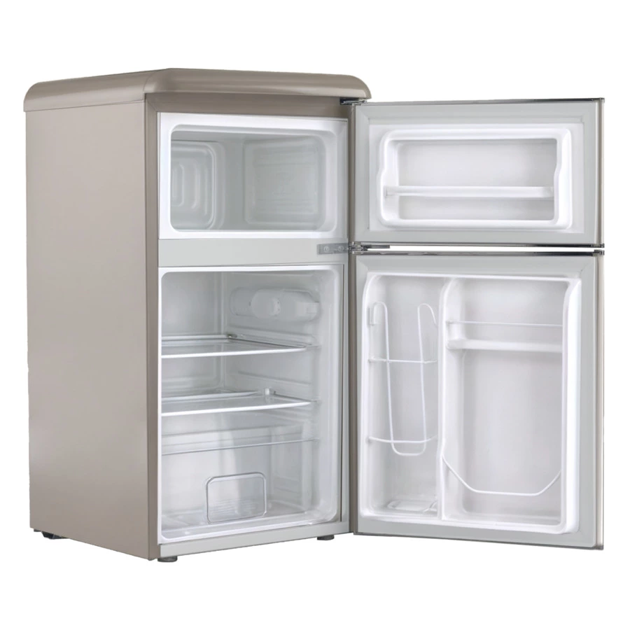 Холодильник двухкамерный TESLER RT-97 SAND GREY 90 л, 48,6х52х88,9 см, класс А+, песочный