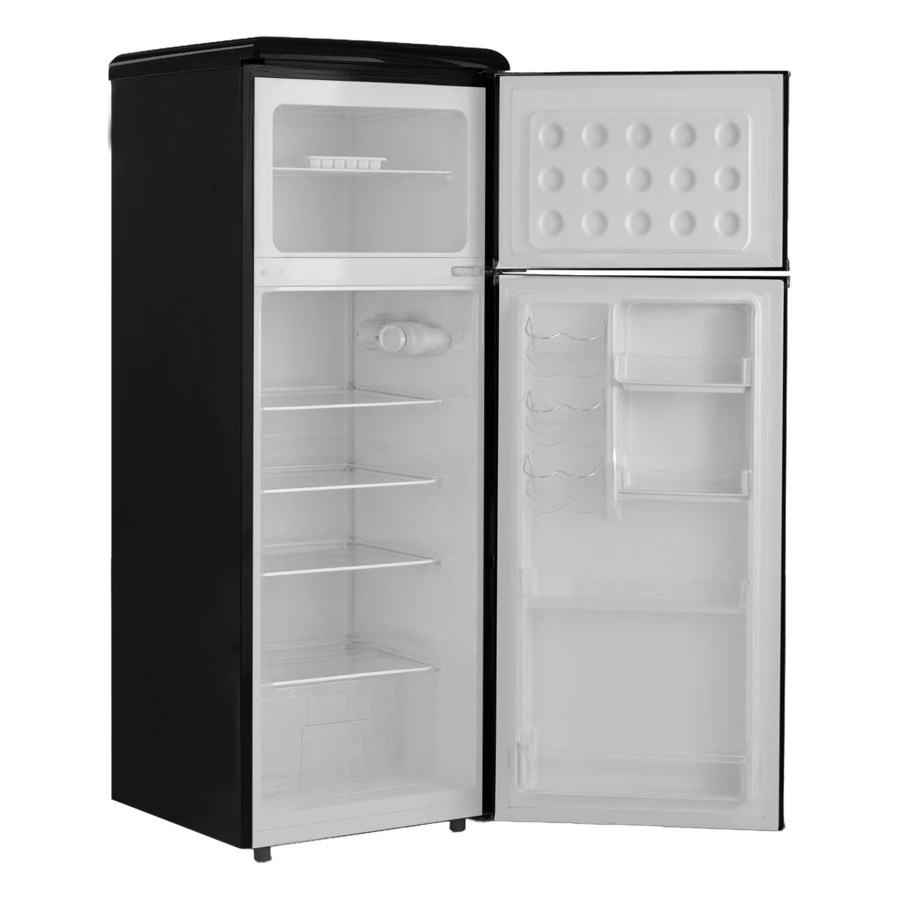 Холодильник двухкамерный TESLER RT-217 BLACK 212 л, 54,5х57х145 см, класс А+, черный