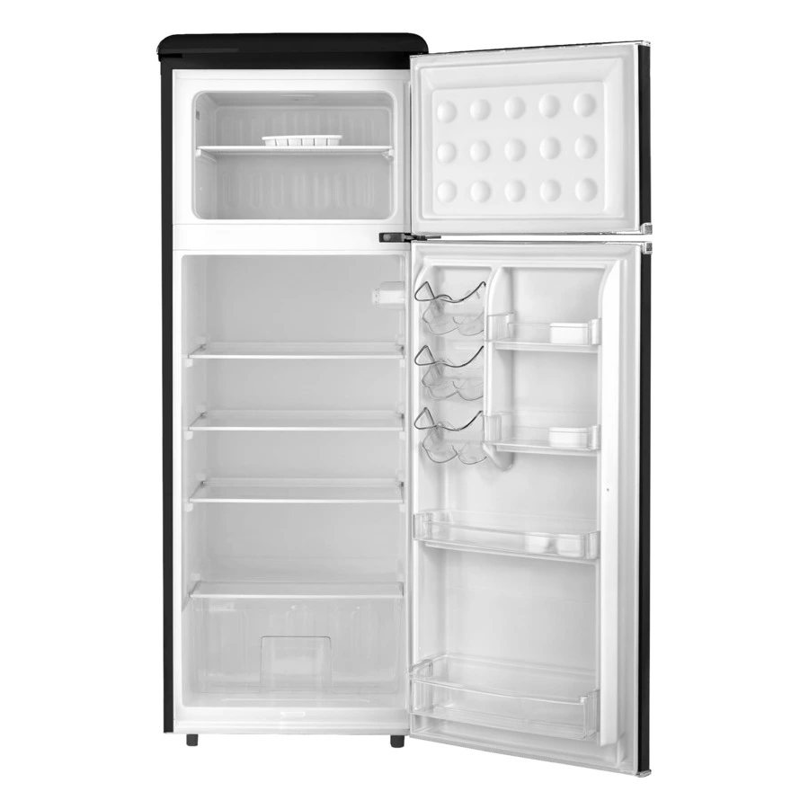 Холодильник двухкамерный TESLER RT-217 BLACK 212 л, 54,5х57х145 см, класс А+, черный