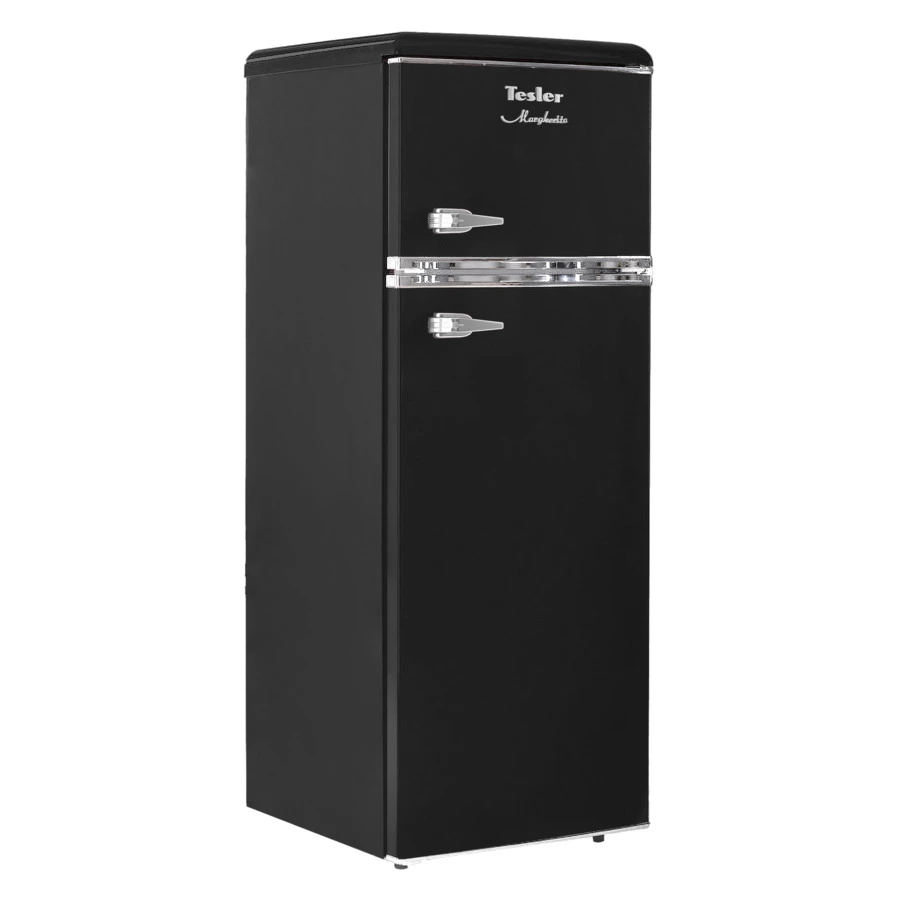 Холодильник двухкамерный TESLER RT-217 BLACK 212 л, 54,5х57х145 см, класс А+, черный